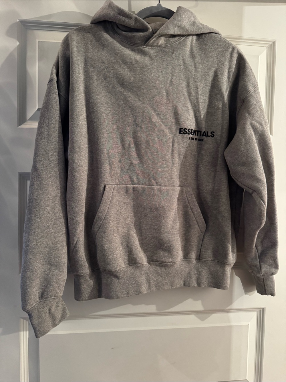 Fear of God Essentials Gray Men’s Hoodie Sweatshirt